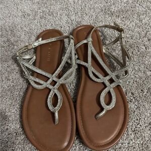 Elegant Silver Sandals